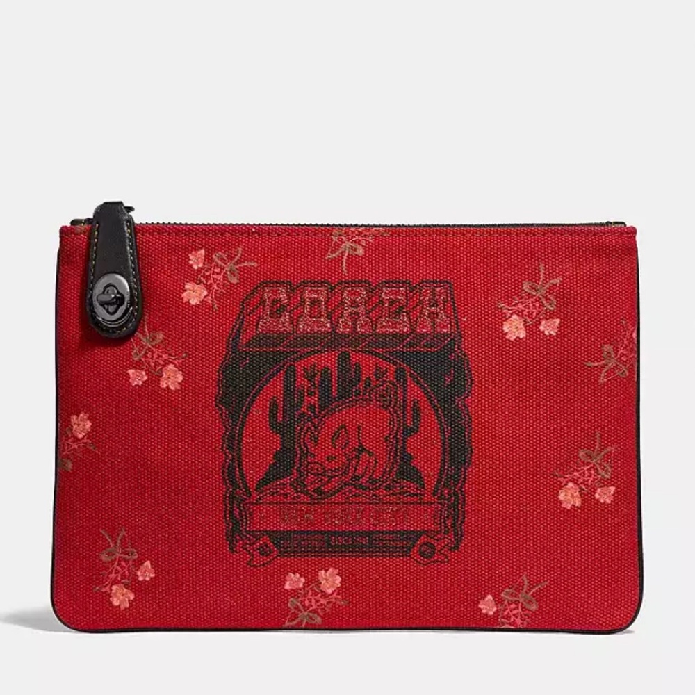 Coach Lunar New YearTurnlock Pouch 26